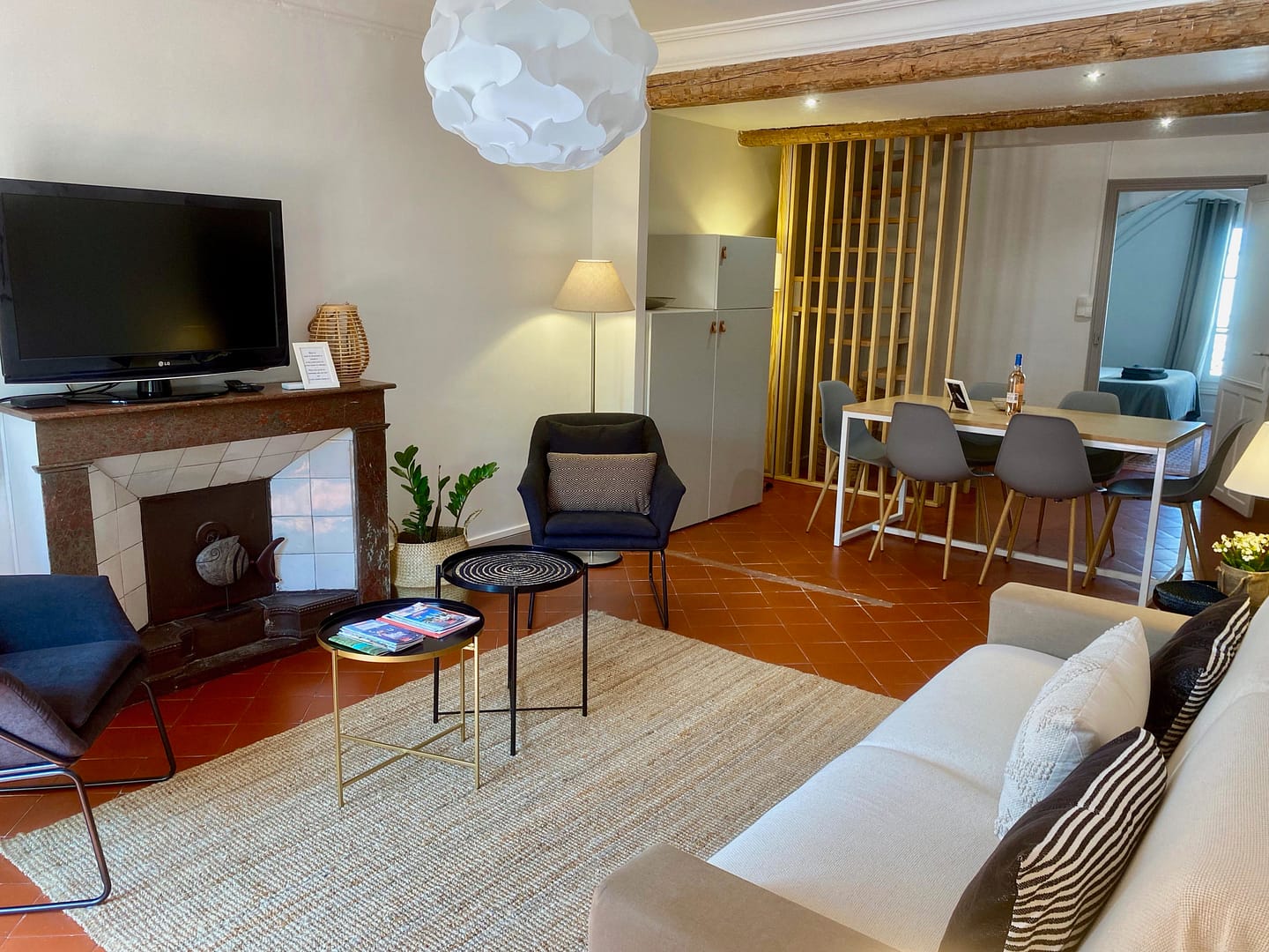 Salon Appartement Location vacances minimaliste design