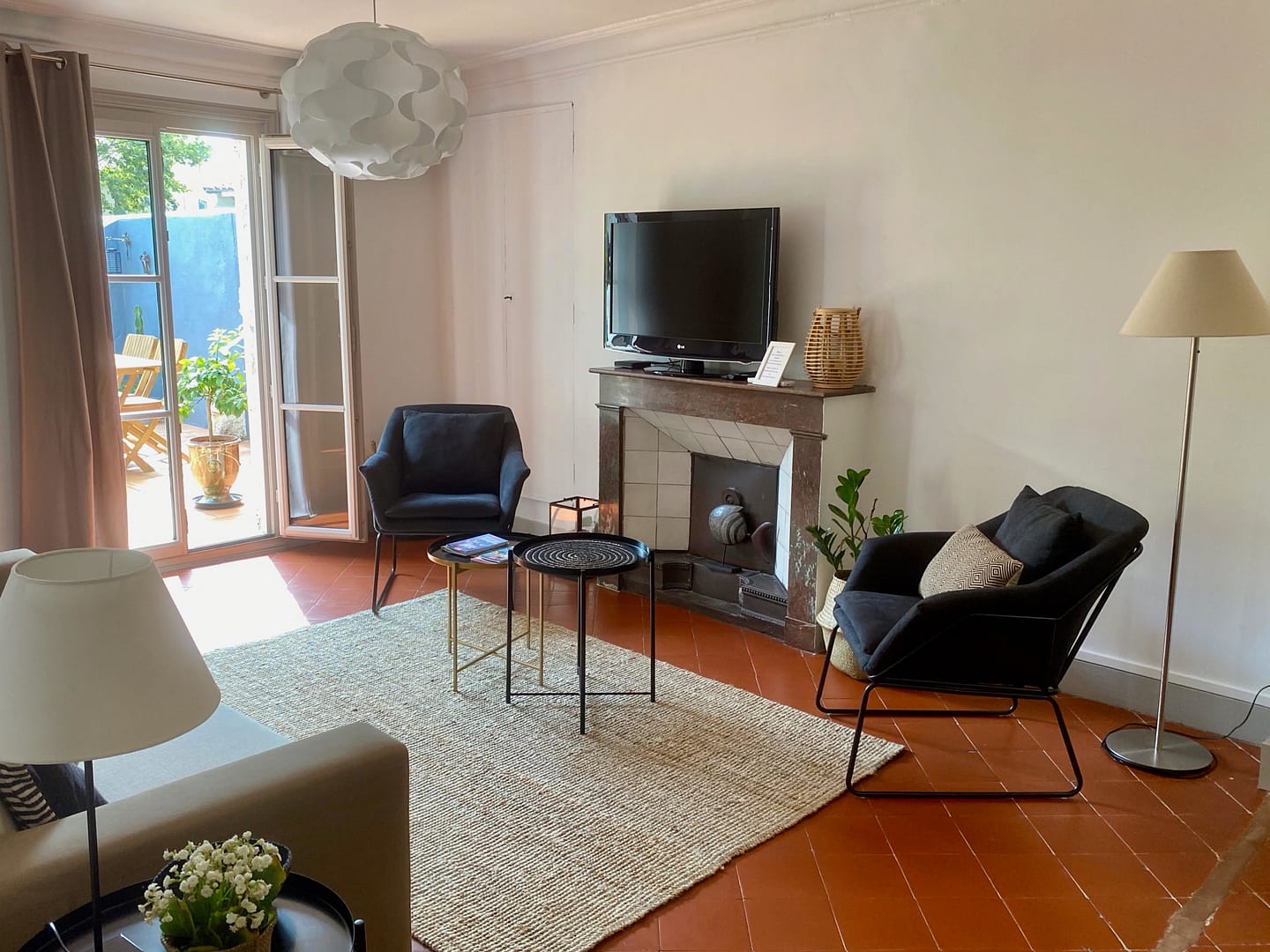 salon tapis minimaliste avignon