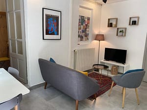 Salon Cuisine Appartement CC intérieur decoration chic